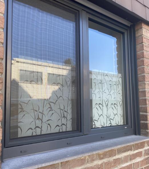 Doppel-Fenster in anthrazit